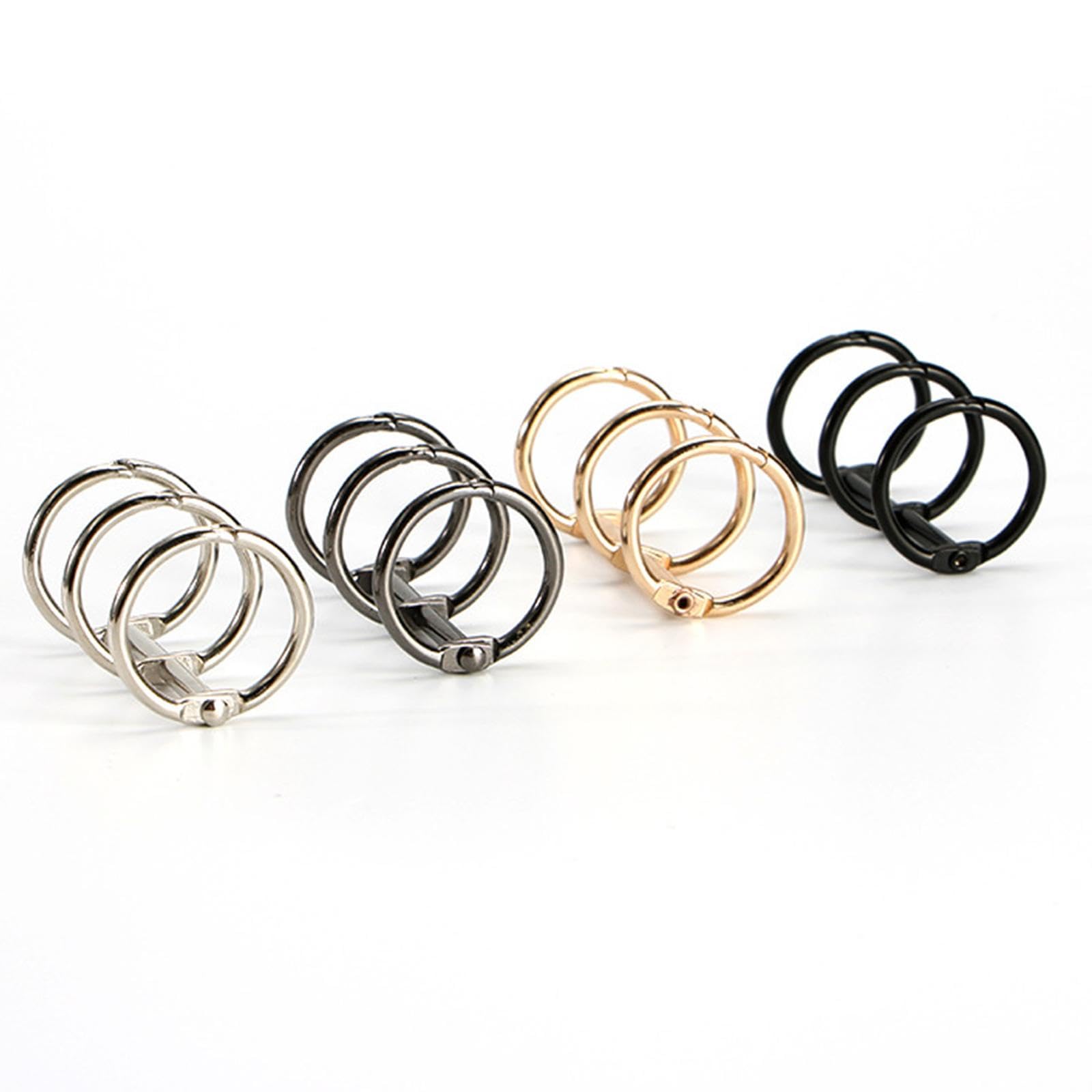 Amazon | 5x3 リングメタルルーズリーフバインダー、3 穴メタル